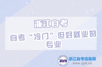 自考“冷門”但好就業(yè)的專業(yè)
